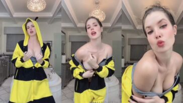 amanda cerny striptease nipple slip video leaked