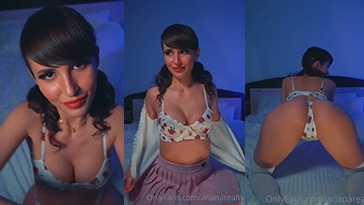 arianarealtv shy girlffiend jerks you off asmr video