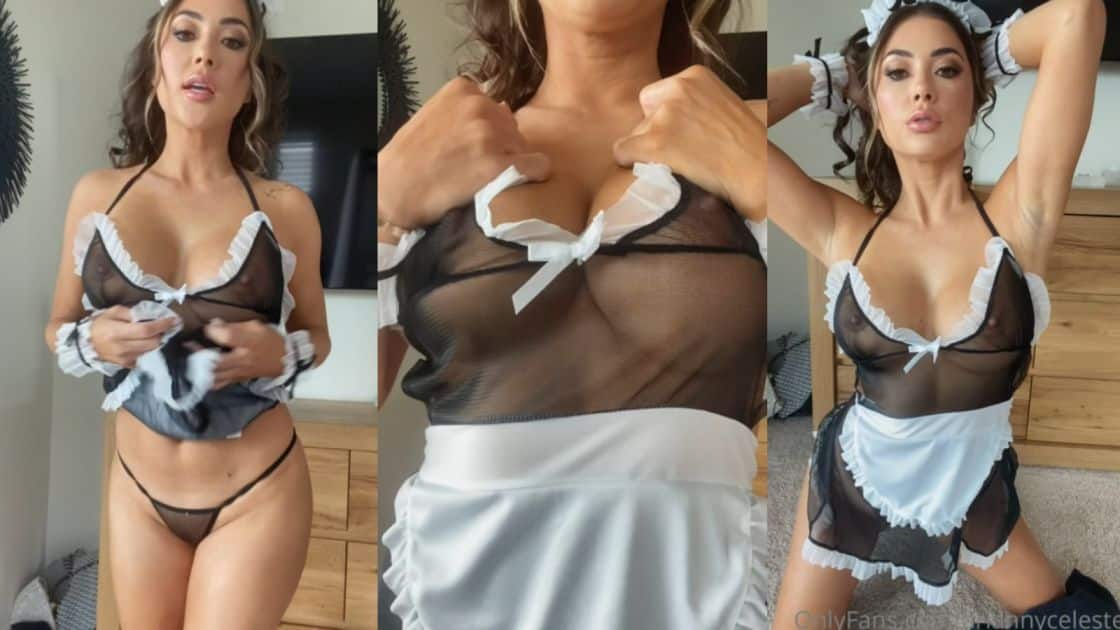 arianny celeste sexy maid see through video leaked