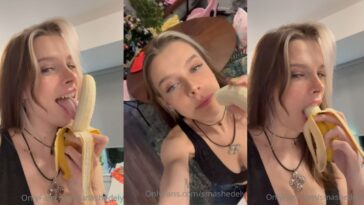 ashley matheson banana blowjob video leaked