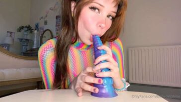 belle delphine alien dildo blowjob video leaked