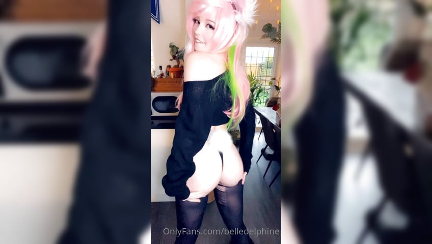 belle delphine trying to dance onlyfans video