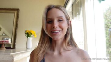 caroline zalog rompers try on video leaked