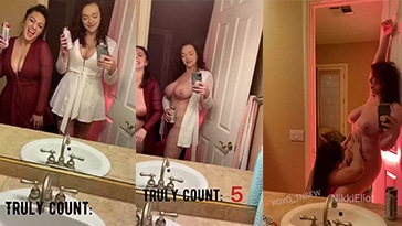 drinking with friends lesbian tiktok