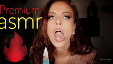 gina carla premium asmr lets eat dirty video leaked