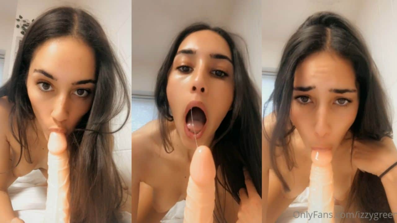 izzy green dildo blowjob video leaked