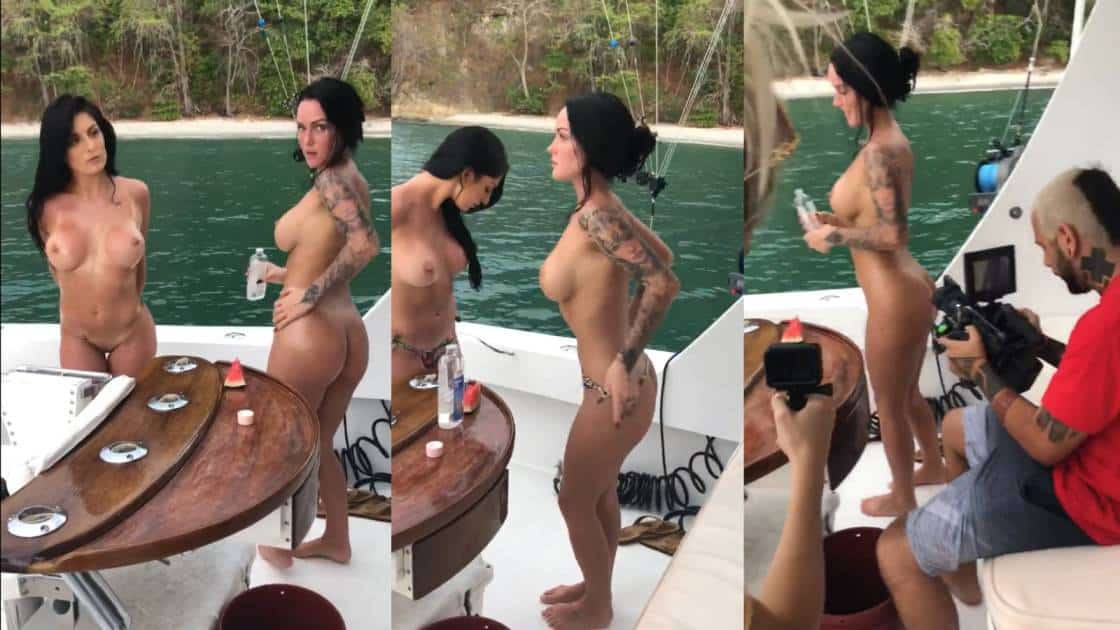 kayla lauren naked on boat video leaked