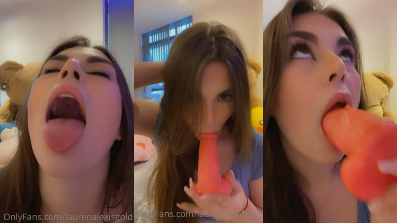 lauren alexis deepthroat blowjob video leaked