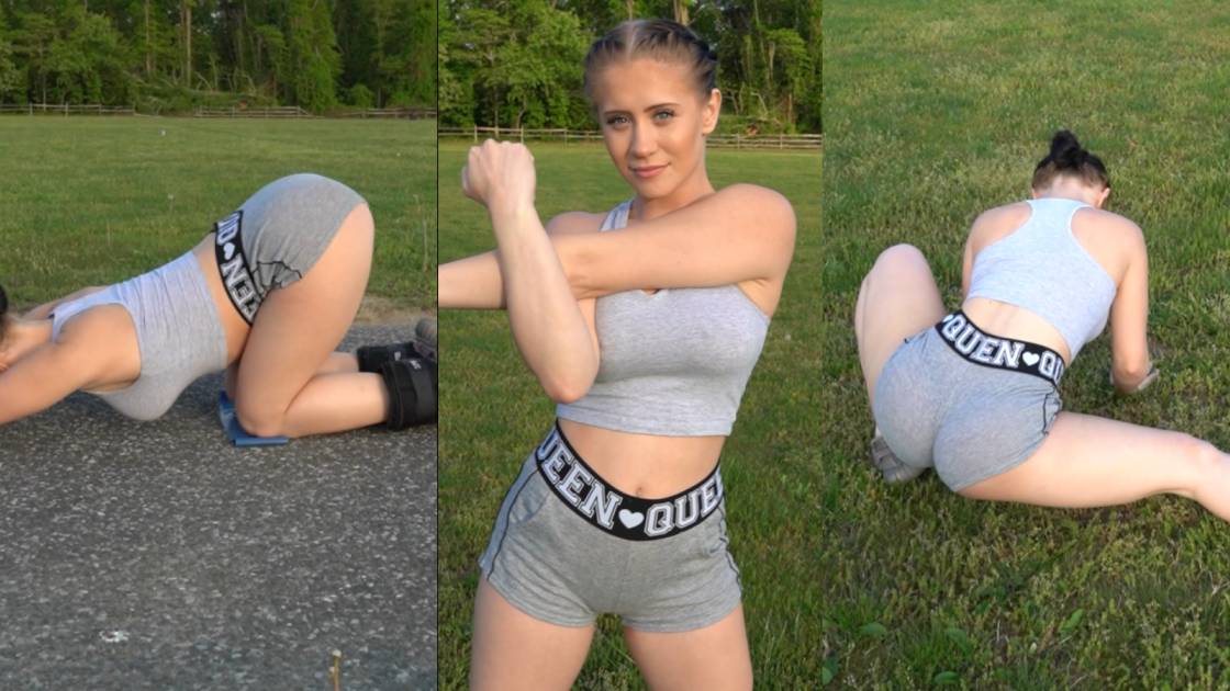 lizzy wurst workout tease video leaked