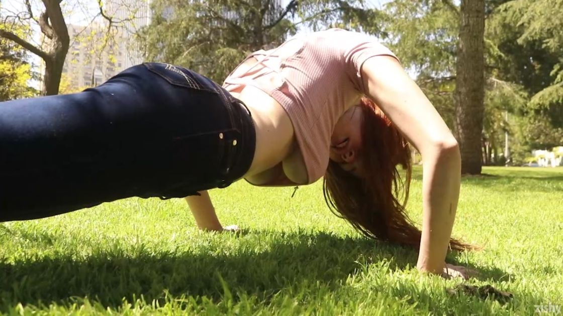 sabrina lynn sexy public workout video leaked