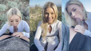 scarlettkissesxo outdoor blowjob video leaked