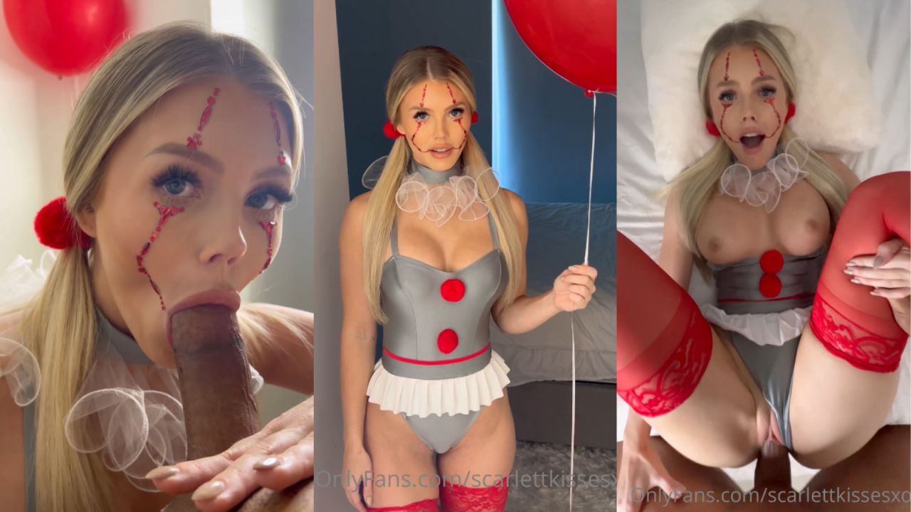 scarlettkissesxo pennywise sextape video leaked