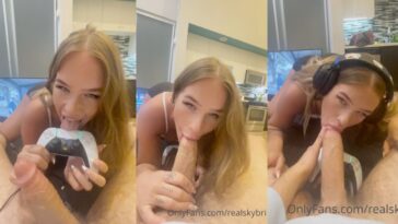 sky bri gamer girl deepthroat video leaked