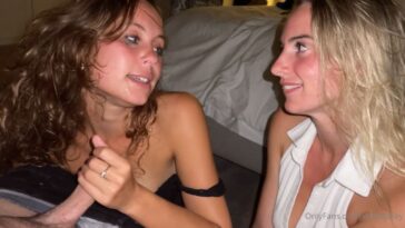 stella barey threesome blowjob video leaked