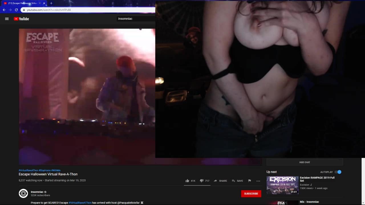 streamer masturbating on stream banned video